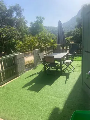 Vue générale sur la montagne ou vue sur la montagne depuis l'appartement