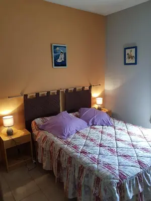 Un ou plusieurs lits dans un hébergement de l'établissement Chambre d'Hôte 