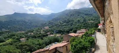 Paysage naturel près de la maison de vacances