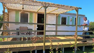 Balcon ou terrasse dans l'établissement Le jardin de Domi