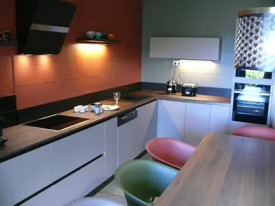 Cuisine ou kitchenette dans l'établissement U Granu di Bellezza