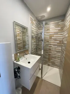 Salle de bains dans l'établissement CASA DI CAJUCAN