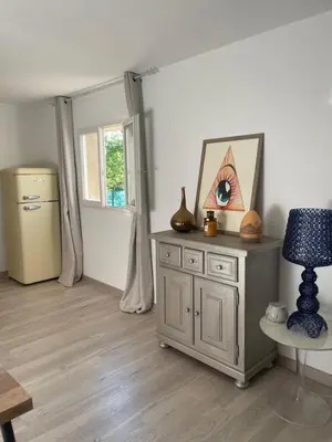 Cuisine ou kitchenette dans l'établissement Casa santa
