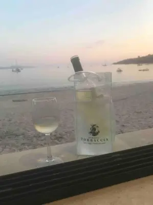 Boissons dans l'établissement Villa CALLINAJO , à 1 min de la plage LOZARI