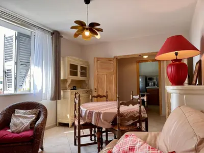 Cuisine ou kitchenette dans l'établissement *.* Haut de villa U Nespulu di Anghjulina *.*