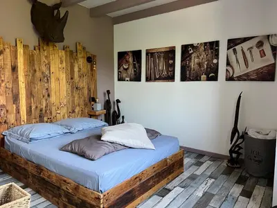 Un ou plusieurs lits dans un hébergement de l'établissement Villa Ponticchio