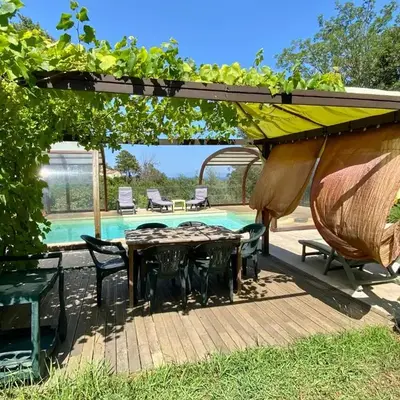 Maison au calme piscine mer au coeur de la nature U Nuciolu