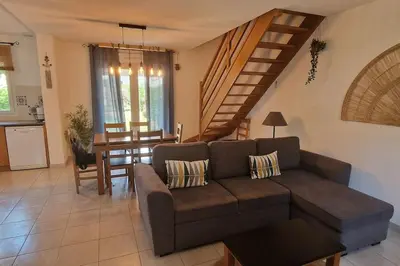 Coin salon dans l'établissement Villa La Casa de Giuseppe