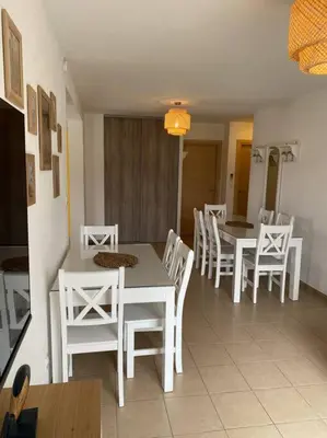Coin salon dans l'établissement Saint-Florent Appartement duplex