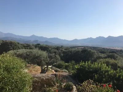Paysage naturel près de la maison d'hôtes