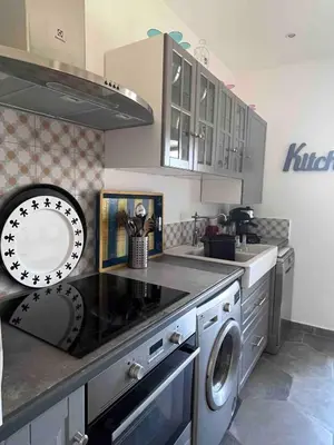 Cuisine ou kitchenette dans l'établissement Corse entre mer et montagne