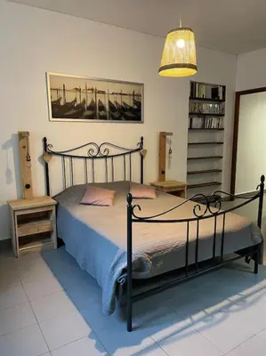 Un ou plusieurs lits dans un hébergement de l'établissement Appartement 90 m2 proche de Corte