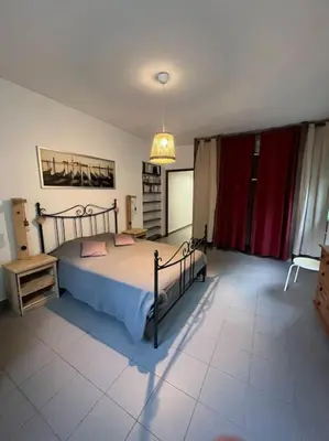 Un ou plusieurs lits dans un hébergement de l'établissement Appartement 90 m2 proche de Corte