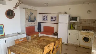 Cuisine ou kitchenette dans l'établissement CABANON SEVERIN