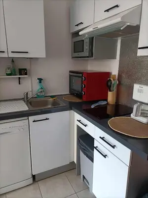 Cuisine ou kitchenette dans l'établissement CORSALILA