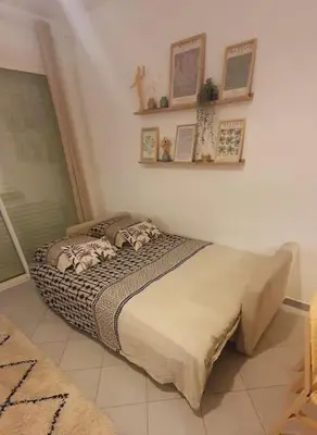Un ou plusieurs lits dans un hébergement de l'établissement Appartement vue mer au cœur de Calvi