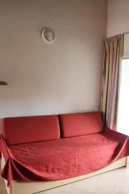 Coin salon dans l'établissement Appartamento con 2 camere da letto a 200 m dalla spiaggia