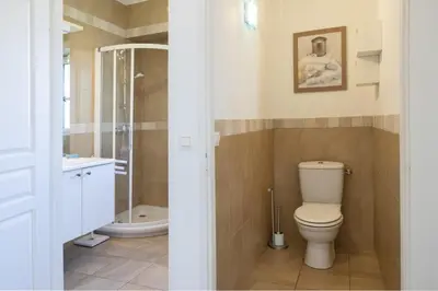 Salle de bains dans l'établissement Casa Azul Turquesa