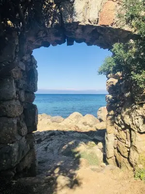 Paysage naturel près de la maison de vacances