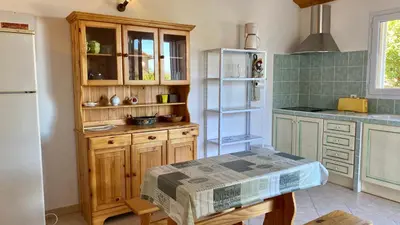 Cuisine ou kitchenette dans l'établissement Maison T2 MONTICELLO