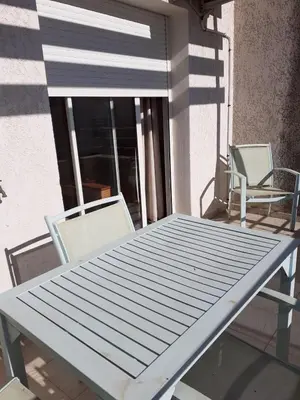 Balcon ou terrasse dans l'établissement Bel appartement avec piscine- Poggio Mezzana