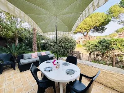 Jardin de l'établissement Appartement T3 Solane 57 LUMIO