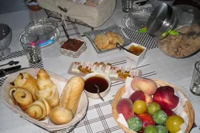 Nourriture dans le B&B/chambre d'hôtes ou à proximité