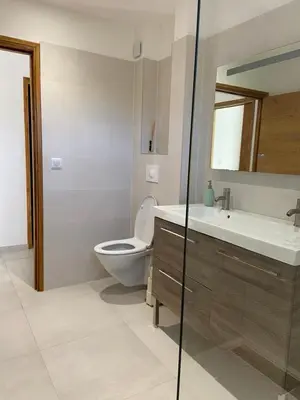 Salle de bains dans l'établissement Casa Laura