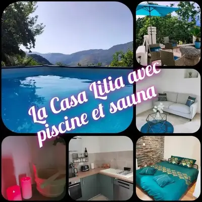 Maison Corse avec piscine et sauna - La Casa Lilia