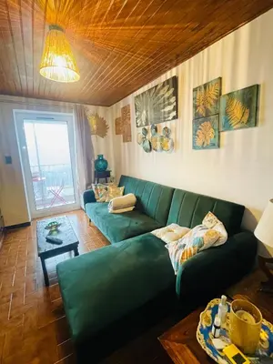 Coin salon dans l'établissement À casetta