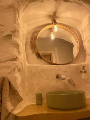 Salle de bains dans l'établissement Felicità : appartement atypique centre Bastia