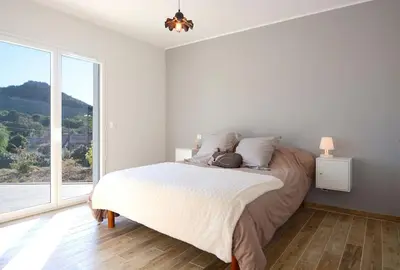 Un ou plusieurs lits dans un hébergement de l'établissement Villa Prestige Dominici By Monarca