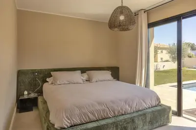 Un ou plusieurs lits dans un hébergement de l'établissement Villa Vignarella