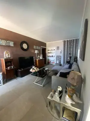 Coin salon dans l'établissement Maison en bord de mer en Corse Lavasina Brando