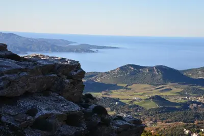 Paysage naturel près de la maison d'hôtes