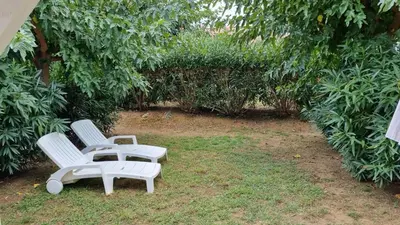 Jardin de l'établissement Corse Villa bord de mer