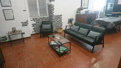 Coin salon dans l'établissement Appart centre ville, tout confort de 2 à 7 pers.