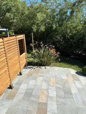Jardin de l'établissement Maison de vacances