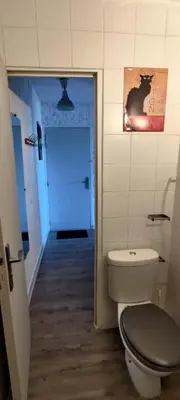 Salle de bains dans l'établissement Petite maison en Balagne, belle vue mer