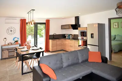 Cuisine ou kitchenette dans l'établissement Casa Solana - Piscine privée
