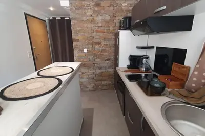 Cuisine ou kitchenette dans l'établissement Casa Carlu Maria I