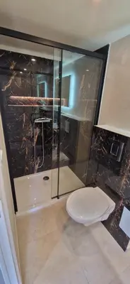 Salle de bains dans l'établissement Appartement a 5min de la plage