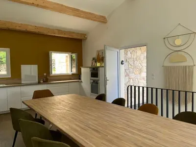 Cuisine ou kitchenette dans l'établissement La Villa di Paraso