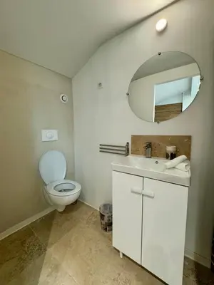 Salle de bains dans l'établissement Chambre de charme à Evisa