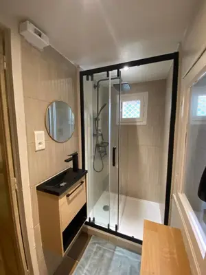 Salle de bains dans l'établissement Charmant studio hyper centre