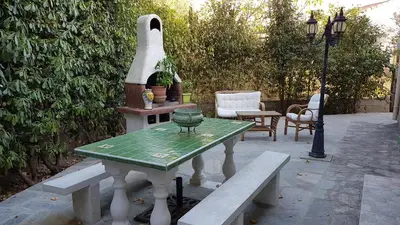 Jardin de l'établissement Maison des pruniers