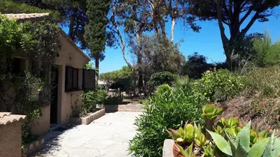 Jardin de l'établissement Maison bord de mer Marine de San't Ambroggio