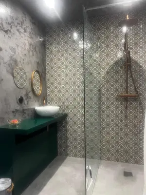 Salle de bains dans l'établissement A Scontra