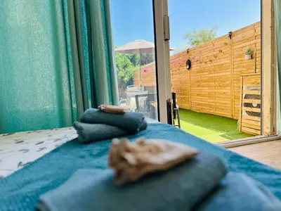 Balcon ou terrasse dans l'établissement Casa Tania
