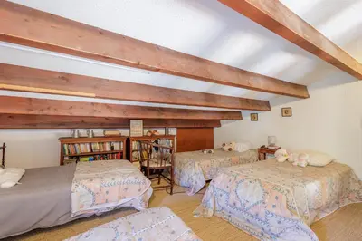 Un ou plusieurs lits dans un hébergement de l'établissement Maison du Fangu - Da Simone - Maison de 160 m2